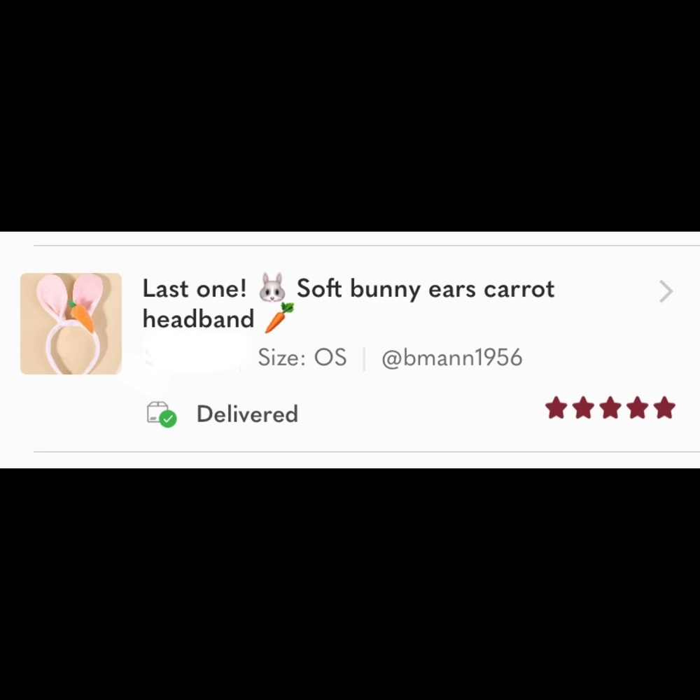Last one! 🐰 Soft bunny ears carrot headband 🥕 - Picture 2 of 9